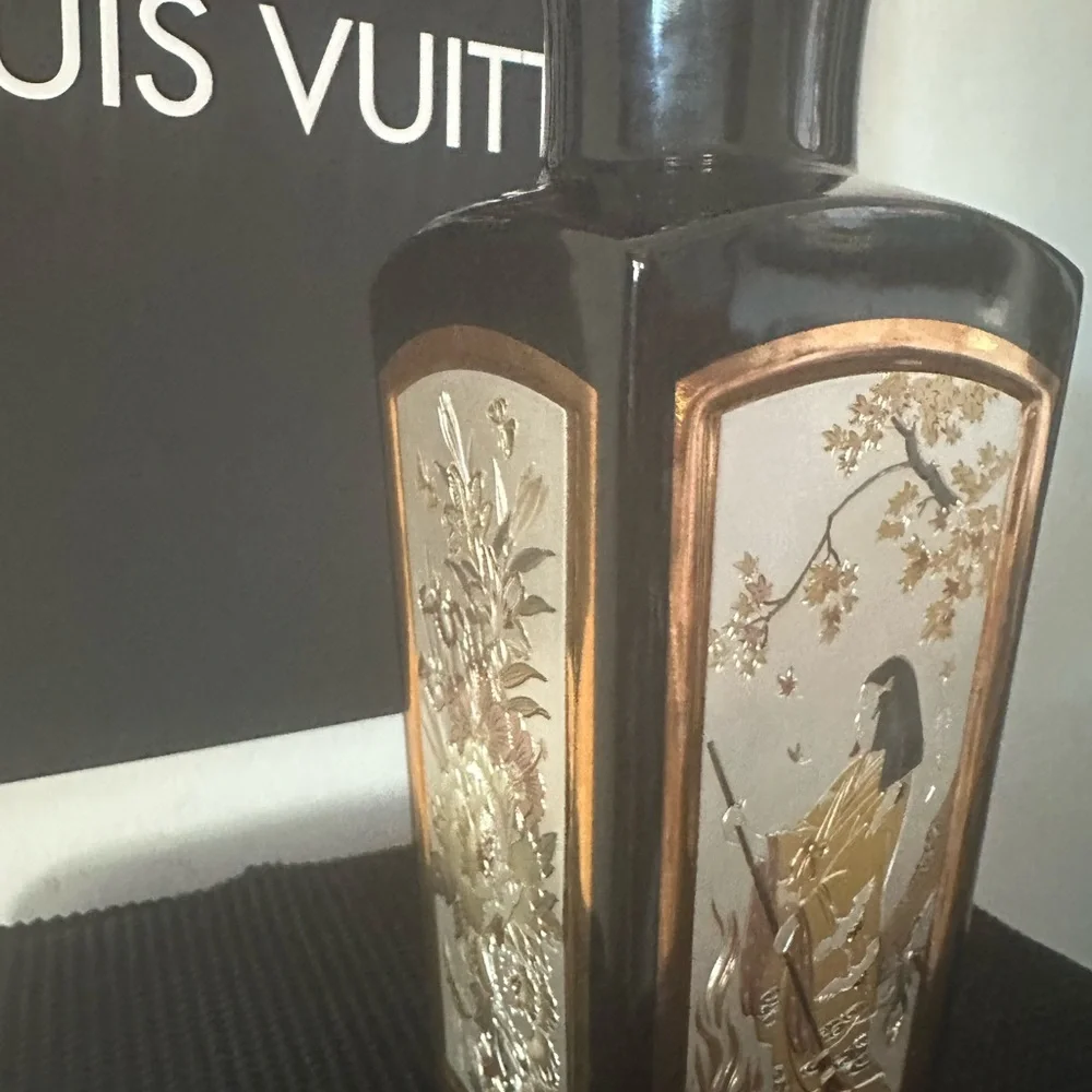 Chokin Art Vase by Hara 4 Seasons Gilded Geisha